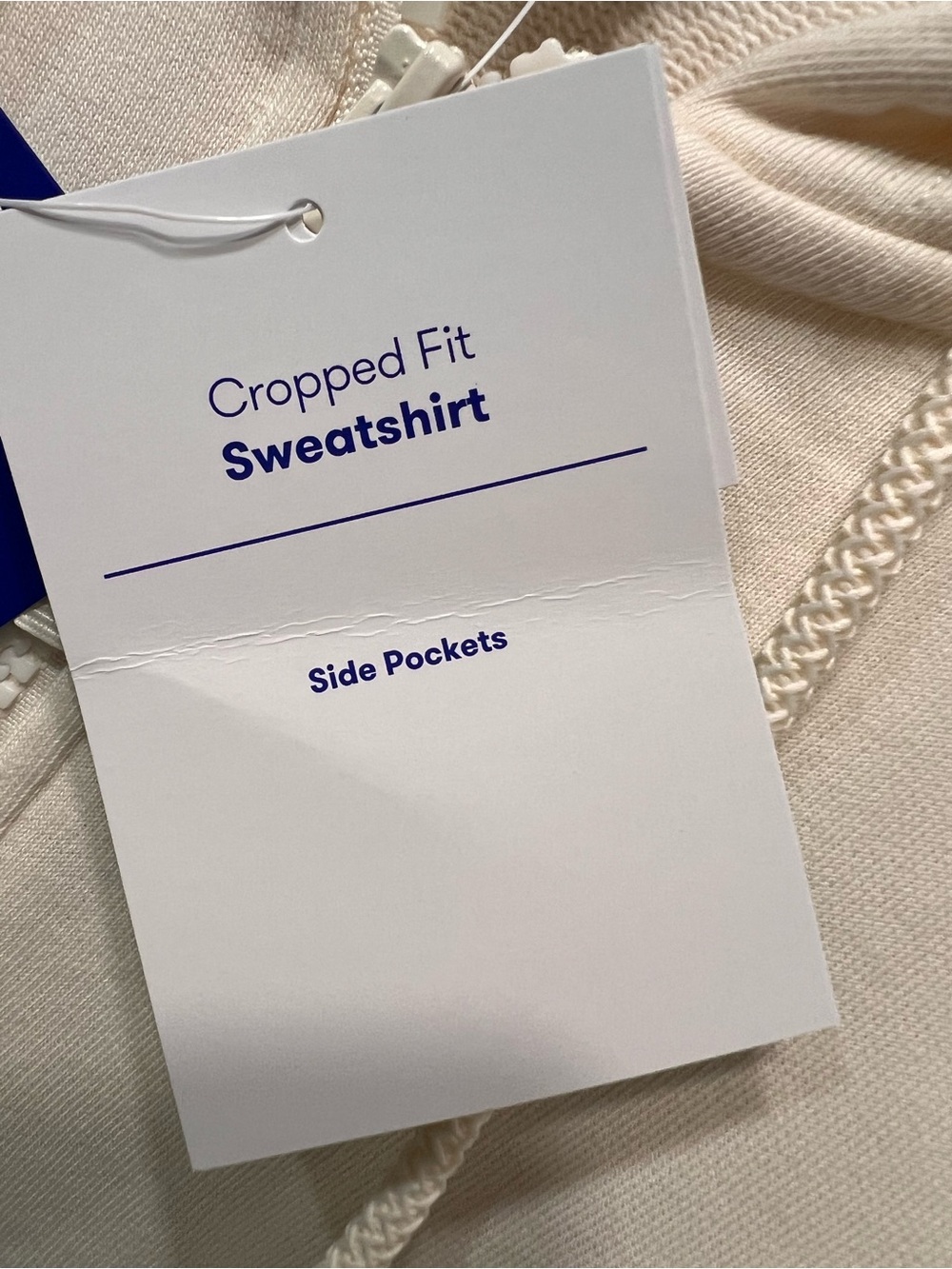 JoyLab Cream Full-Zip Hoodie - Picture 3 of 4